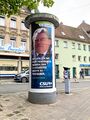 Wahlplakat der CSU zur Landtagswahl mit dem ehem. Ministerpräsidenten Franz Josef Strauß, Aug. 2023