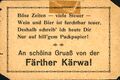 Gruß von der <!--LINK'" 0:123-->, historische Ansichtskarte bzw. Scherzkarte, um 1920