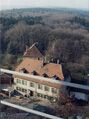 Ausblick vom Turm <!--LINK'" 0:59--> (Rohbau) am 10.11.1979 - fertiggestellt 1980 auf das Gasthaus "Alte Veste"