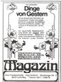 Werbung "Magazin" Alte Frankenmühle Ingo Schlicht in der Schülerzeitung <!--LINK'" 0:240--> Nr. 1 1979