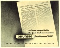 Werbeanzeige der  von 1950