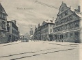 Historische Ansicht des Fürther Marktplatzes (<!--LINK'" 0:28-->) im Winter