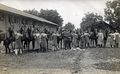 Soldaten mit Pferden in Fürth, gel. 1910