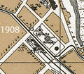 Kartenausschnitt aus einem Stadtplan von 1908 - gut zu erkennen die Struktur der Englischen Anlage.