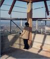 Ausblick vom Turm <!--LINK'" 0:205--> (Rohbau) am 10.11.1979 - fertiggestellt 1980 auf den <a class="mw-selflink selflink">Main-Donau-Kanal</a>, die <!--LINK'" 0:206--> und rechts die Wohnanlage <!--LINK'" 0:207-->