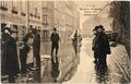 Hochwasser-Katastrophe <!--LINK'" 0:6-->, Heiligenstraße Richtung Untere Fischerstraße, Feb. 1909