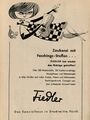Werbung vom Modehaus Fiedler in der Schülerzeitung <!--LINK'" 0:18--> Nr. 3 1961