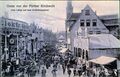 Gruß von der <!--LINK'" 0:124-->, historische Ansichtskarte mit Blick von der heutigen Henri-Dunant-Straße in die Brandenburger Straße, um 1920