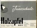 Werbung vom Tanzinstitut Holzapfel in der Schülerzeitung <!--LINK'" 0:189--> Nr. 5 1965