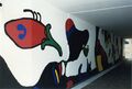 Die Unterführung Schießplatz unter der <!--LINK'" 0:7--> kurz nach ihrer Eröffnung mit der Ausmalung der Innenwände von Schülern des <!--LINK'" 0:8-->, Aug. 1996