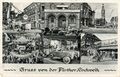 Gruß von der <!--LINK'" 0:215-->, historische Ansichtskarte mit Aufnahme von der Aussteuerungs-Anstalt - Heiratskasse, um 1930
