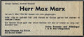 Todesanzeige in den Fürther Nachrichten für Max Marx, 1964