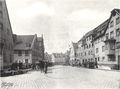 Marktplatz gen Süden, Aufnahme um 1907