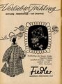 Werbung vom Modehaus Fiedler in der Schülerzeitung <!--LINK'" 0:14--> Nr. 4 1961