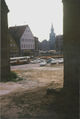 Blick über den ehemaligen Standort des Geleitshauses in Richtung Grüner Markt und <!--LINK'" 0:76-->, links angeschnitten Rückgebäude von <!--LINK'" 0:77-->, rechts Geleitsgasse 7
