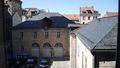 Rathaus Fürth - Blick in den Innenhof und Nebengebäuden mit Schieferdachlandschaft Richtung <!--LINK'" 0:111-->. Noch ohne das Architekturwunder <!--LINK'" 0:112--> - 2014