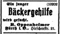 Annonce in <!--IWLINK'" 4--> vom 15.4. 1908