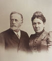 Georg Friedrich Ritter von Langhans (1. Bürgermeister 1873 - 1901) und Ehefrau Babettte von Langhans.