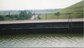 2001: Blick vom <a class="mw-selflink selflink">Main-Donau-Kanal</a> auf der  . Rechts Teil des , voraus  im Hintergrund Stadeln.