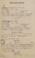 Bekanntmachung der beabsichtigten Eheschließung von Karl Gran und Anna Luise Scheidig vom 15. Februar 1895