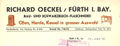 Historischer Geschäftsbrief der Fa. Ofen Oeckel, 1950
