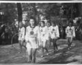 Tag der Arbeit 1937, die KdF-Betriebssportgruppe der Firma Schickedanz in der  heutigen <!--LINK'" 0:65--> bei einer sportlichen Vorführung