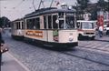 Oldtimer-Straßenbahn Triebwagen 125 an der Fürther Freiheit am letzten Betriebstag
