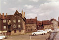 Parkplatz auf dem ehem Schulhof der jüd. Gemeinde, 1974