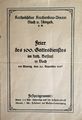 Feier zum 100. Gottesdienst der kath. Gemeinde im Gasthof Reißner-Egerer in Vach, 1927