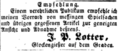 Anzeige des Glockengießers J. P. Lotter im Tagblatt der Stadt Bamberg vom 9. Dezember 1847 (S. 1442)