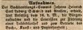Bürgeraufnahme des Buchhändlers <!--LINK'" 0:32-->, September 1845