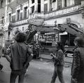 Hausbesetzung der ehem. Geismann-Bräustübl als Protestform gegen den Abriss, 1982