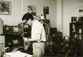 Laborräume in der Fa. Grundig an der Stadtgrenze - hier mit Klaus-Peter Schaack, Juni 1966