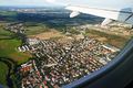Luftbild von Stadeln, Herboldshof und Mannhof, oben der <!--LINK'" 0:26-->, dahinter Möbel Höffner, 2019