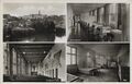 Historische Ansichtskarte von Innenräumen des Klinikums, gel. 1932