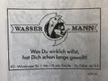 Café Wassermann, vormals Fischhäusla. Werbung von Dezember 1992