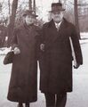 Karl Andörfer mit Johanna Andörfer - geb. Mach, kurz nach der Trauung 1938