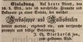 Werbeanzeige von J. Ch. Blutharsch, Wirt <!--LINK'" 0:18-->, März 1844