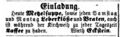 Anzeige: "Eckstein Wirt", Fürther Tagblatt 28.9.1867
