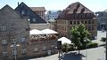 Rathaus Fürth - Blick zu den gegenüber dem Rathaus befindlichen Restaurant  - 2014