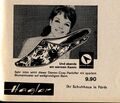 Werbung vom Schuhhaus Hagler in der Schülerzeitung <!--LINK'" 0:208--> Nr. 2 1960