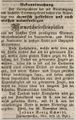Zeitungsannonce des Zimmermeisters <!--LINK'" 0:43-->, November 1844
