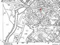 Gänsberg-Plan Stadt Fürth, Königstraße 18 rot markiert