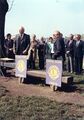Eröffnung des neuen Gedenksteins und Denkmals der Martinskapelle durch den <!--LINK'" 0:36--> im April 1983