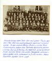 Klassen Foto in Stadeln von 1901 mit Lehrer Pfeifer, mit Namenliste von Georg Mehl
