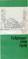Faltplan der Stadt Fürth über die neue <a class="mw-selflink selflink">Fußgängerzone</a> <!--LINK'" 0:90--> Juni 1975