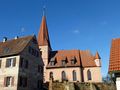 Kirche St. Matthäus und Pfarrhaus in <!--LINK'" 0:37--> im Jahr 2019