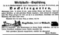 Zeitungsannonce des Wirts zum <!--LINK'" 0:1-->, August 1856