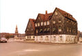 Ehem. Gaststätte Stadt Fürth vor dem Abriss. Aufnahme von 1974. Links der Giebel von Mohrenstr. 25, im Hintergrund <!--LINK'" 0:73-->