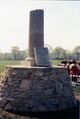 Eröffnung des neuen Gedenksteins und Denkmals der Martinskapelle durch den <!--LINK'" 0:23--> im April 1983